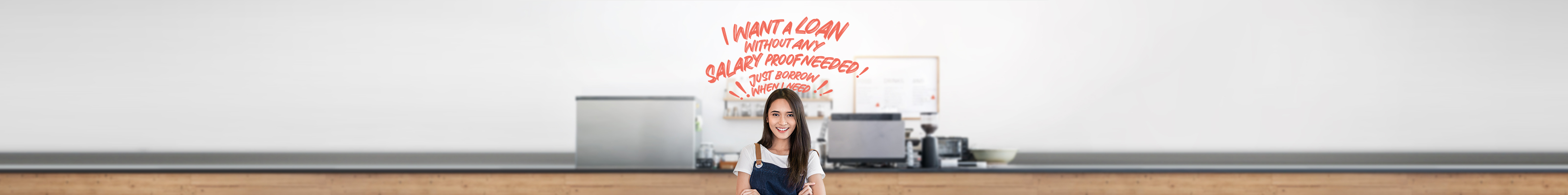 Self-employment loan, no income proof required. Just borrow when you need.